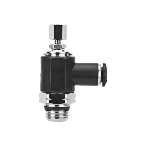 Alpha Technologies AIGNEP Flow Control, Knob Adj., 8MM Tube X 1/4 Swift-Fit, Composite Body 55905-8-1/4 - main
